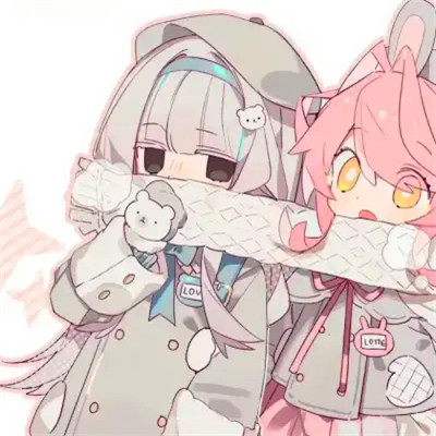 闺蜜百合cp头像一左一右