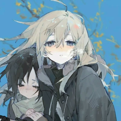 闺蜜百合cp头像一左一右