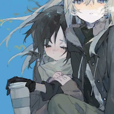 闺蜜百合cp头像一左一右