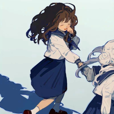 闺蜜百合cp头像一左一右