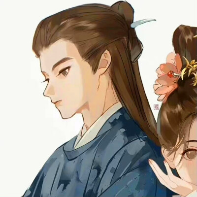 古风感拉满的动漫情侣头像图片