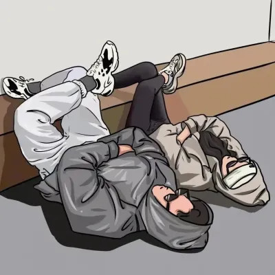 宠溺情侣头像一左一右