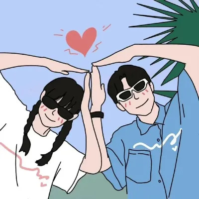 2025年最受欢迎的QQ情侣头像图片