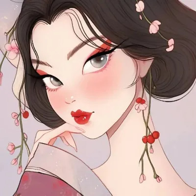 火爆女生动漫头像图片