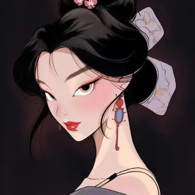 火爆女生动漫头像图片
