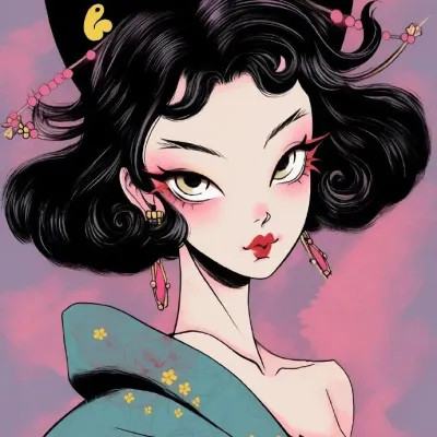 火爆女生动漫头像图片