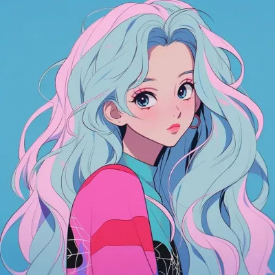 火爆女生动漫头像图片