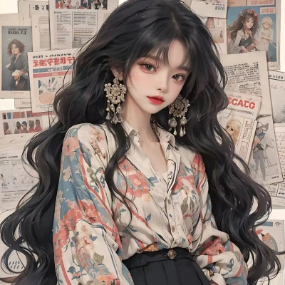 精选女生动漫头像