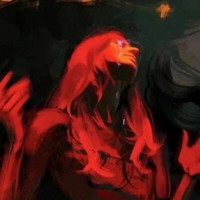 超酷的病娇高清动漫女头图片