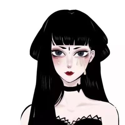 超酷的病娇高清动漫女头图片