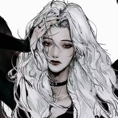 超酷的病娇高清动漫女头图片