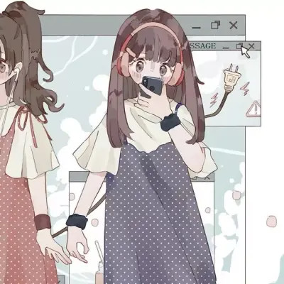 高清好看闺蜜头像图片