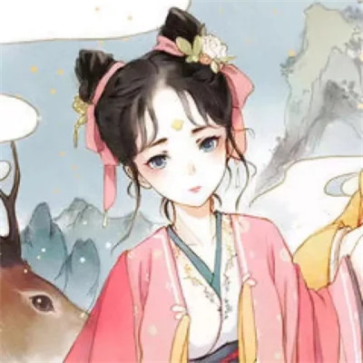 微信高质量动漫闺蜜头像图片
