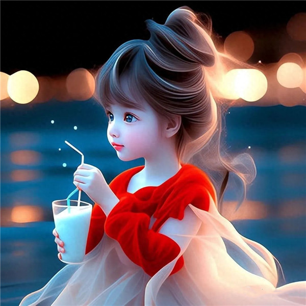 女生仙气飘飘可可爱爱头像图片