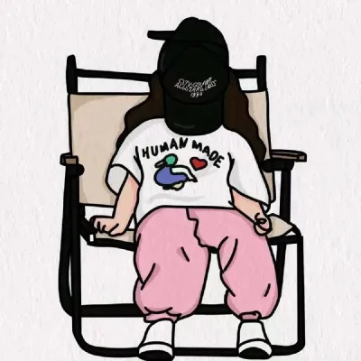 超甜手绘情侣头像二人专用