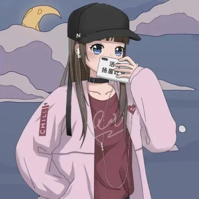最新手绘情侣头像