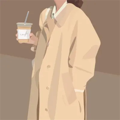 爆好看的一左一右配对手绘情侣头像图片