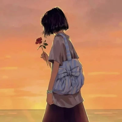 精选手绘情侣头像