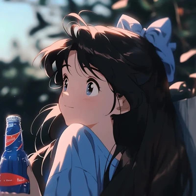 珍藏版复古旧漫风女头图片