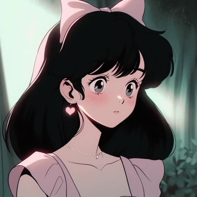 珍藏版复古旧漫风女头图片