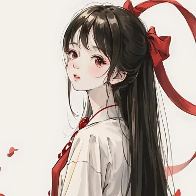 珍藏版复古旧漫风女头图片