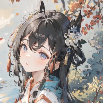 最新古风动漫女生头像