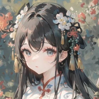 最新古风动漫女生头像