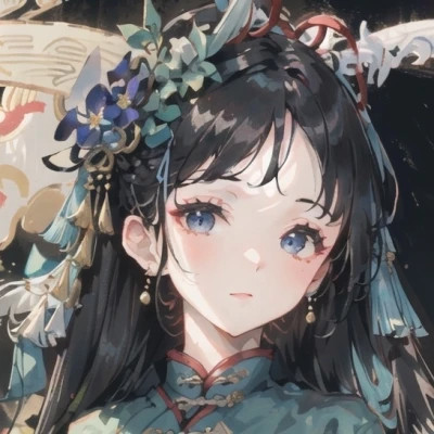 最新古风动漫女生头像