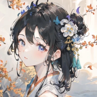 最新古风动漫女生头像