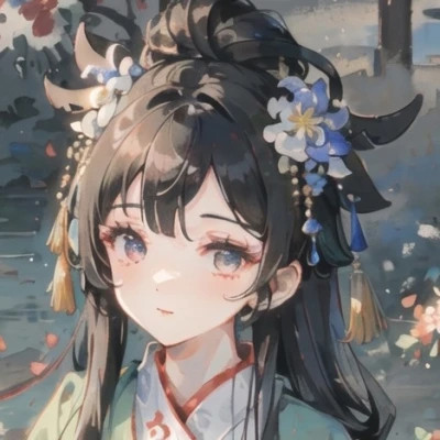 最新古风动漫女生头像