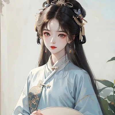 最新古风动漫女生头像
