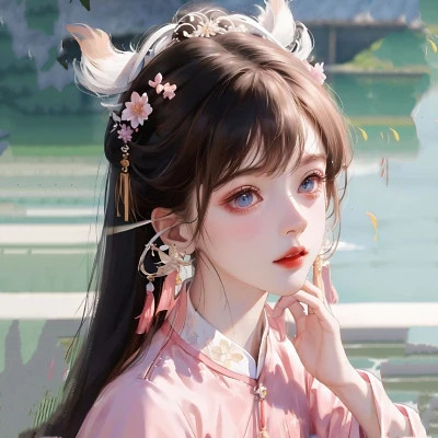 最新古风动漫女生头像