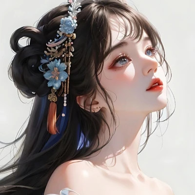 最新古风动漫女生头像