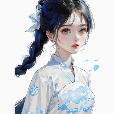 最新古风动漫女生头像