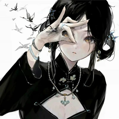 最新古风动漫女生头像