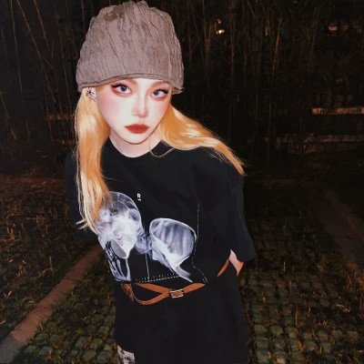 emo女生头像图片