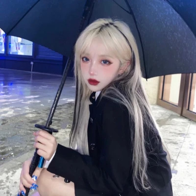 emo女生头像图片
