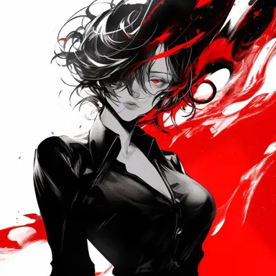INS动漫女生头像