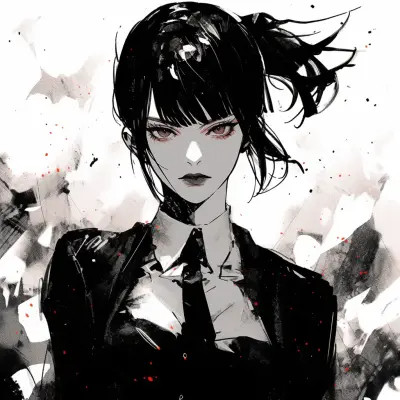 INS动漫女生头像