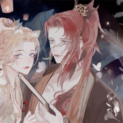 精选动漫卡通情侣头像