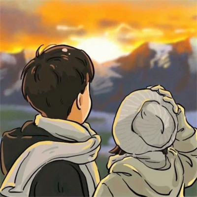 精选高品质动漫卡通情侣头像