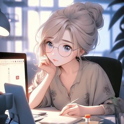 ins惹人爱的女生动漫头像图片88张