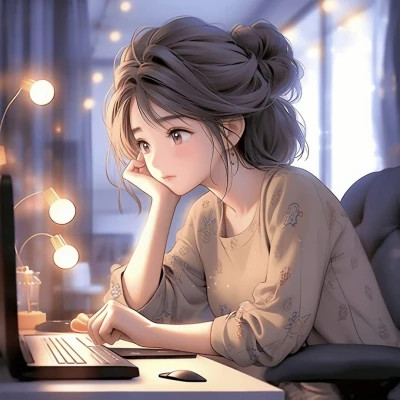 ins惹人爱的女生动漫头像图片88张