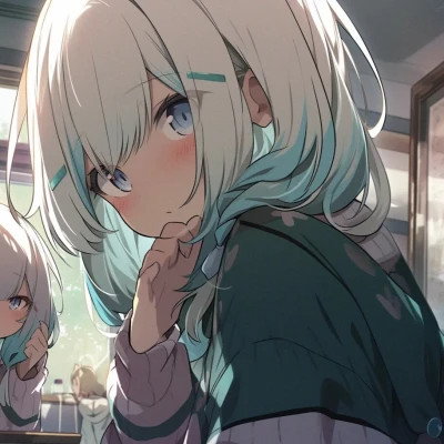 INS动漫女生头像