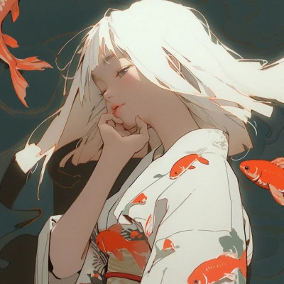 INS动漫女生头像