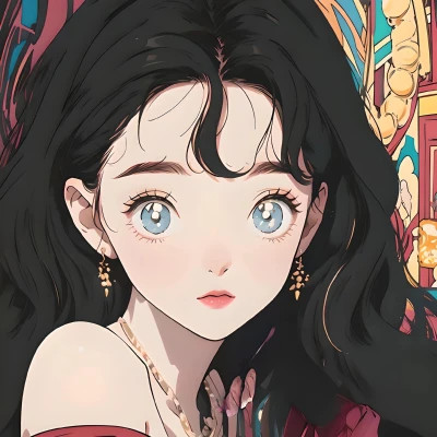 INS动漫女生头像