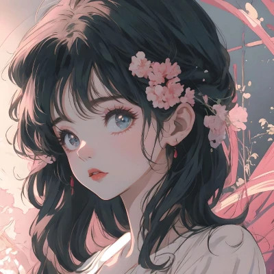 INS动漫女生头像