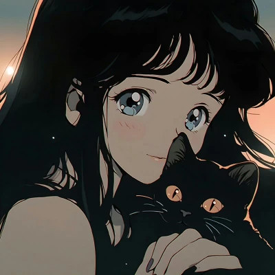 INS动漫女生头像