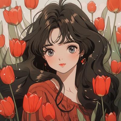 好看的女动漫头像图片