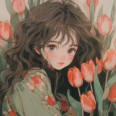 好看的女动漫头像图片
